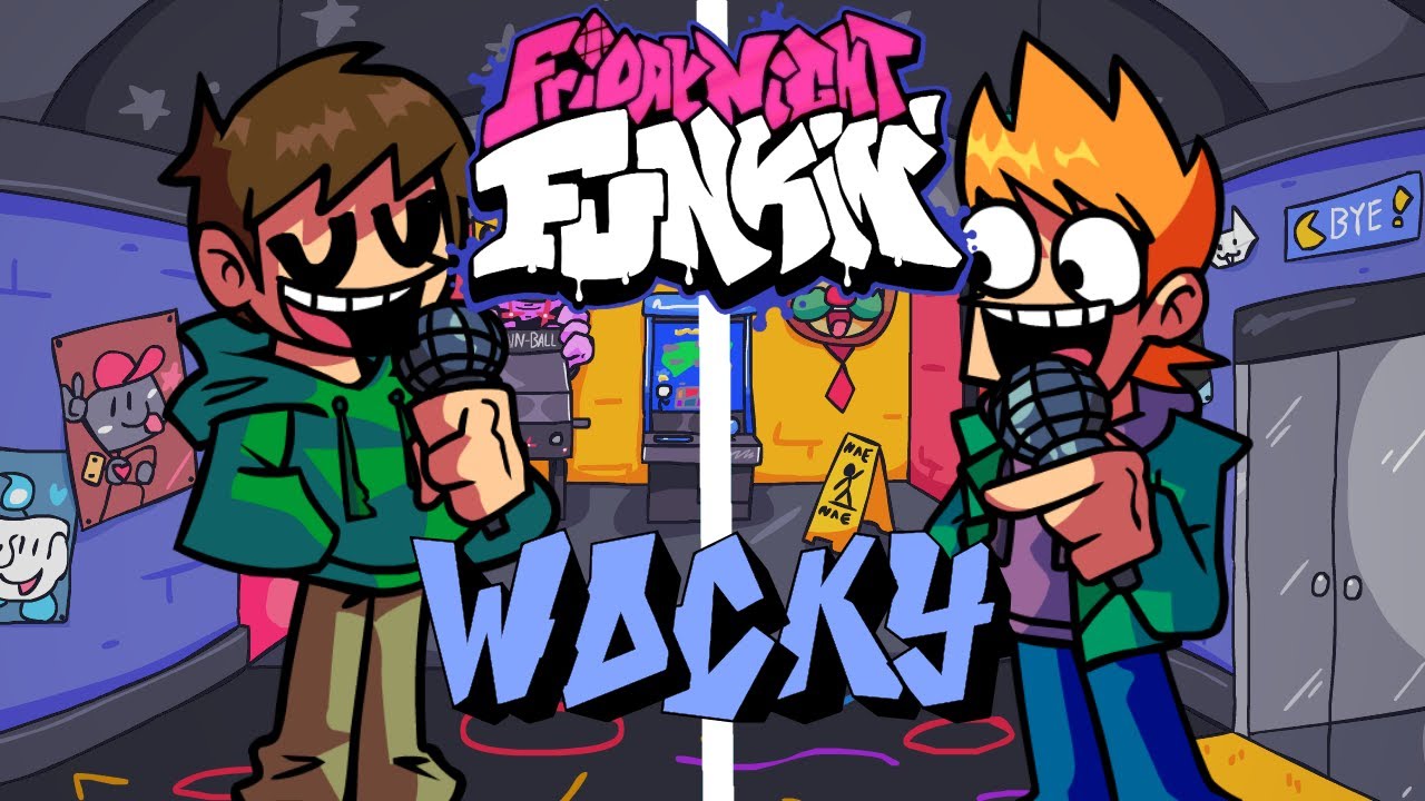 Hey let's check this arcade out! (FNF Wocky but it's a Edd and Matt cover)