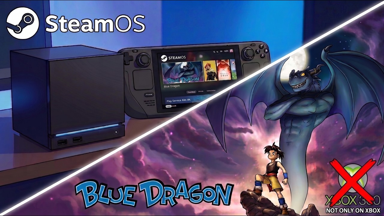 20 лет в плену Xbox 360: Blue Dragon НАКОНЕЦ-ТО на ПК!!