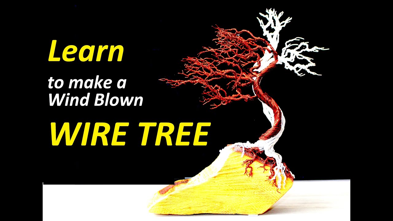 LEARN TO MAKE A WIRE TREE | WIND BLOWN | SINGHSWOOD