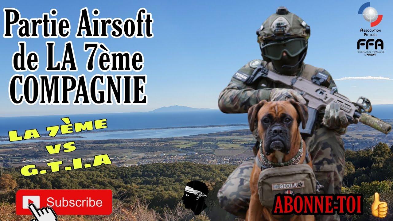AIRSOFT CORSE / La 7ème COMPAGNIE vs G.T.I.A / 1ère confrontation / Scorpion evo A1
