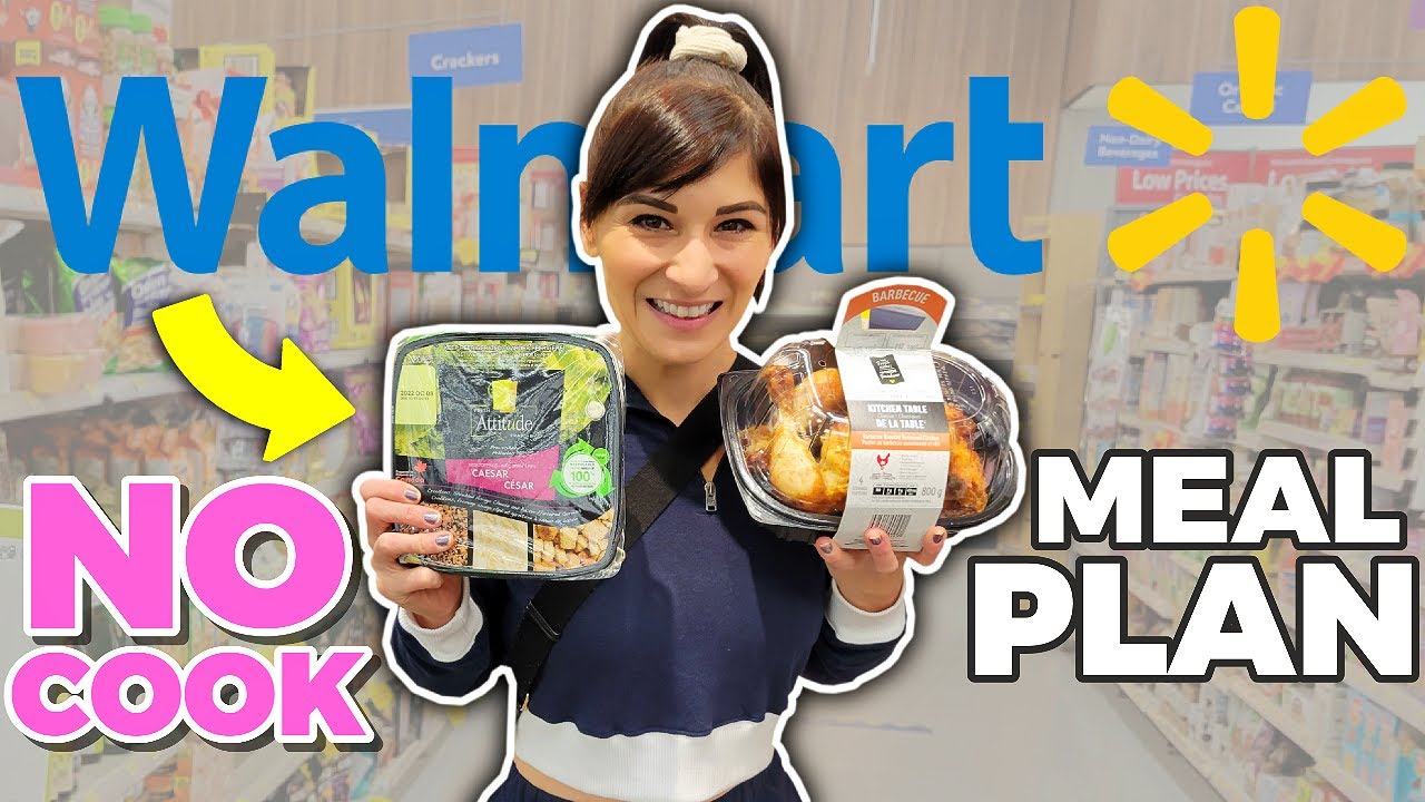 My 1850 Calorie WALMART WEIGHT LOSS MEAL PLAN (No Cook & Healthy)