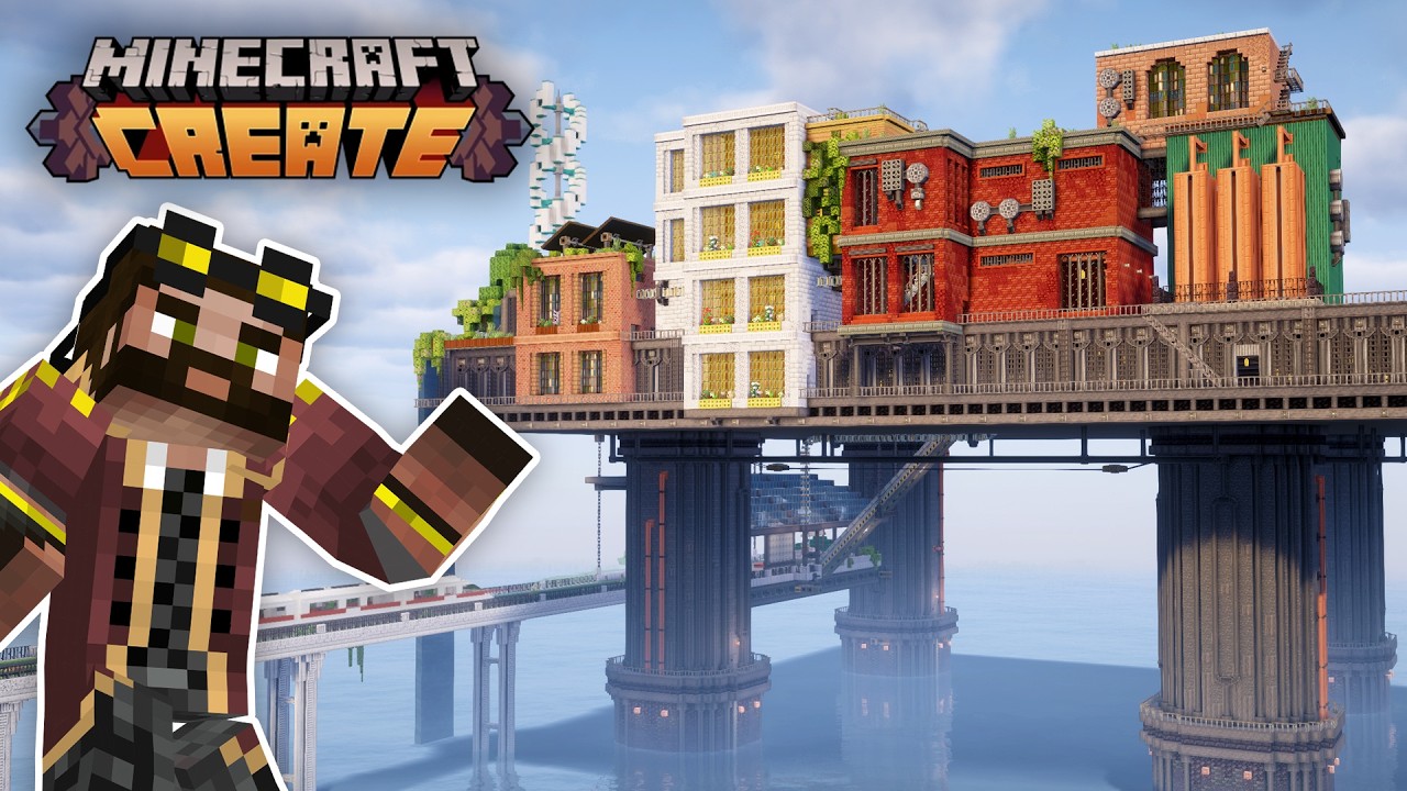 I UPGRADED my MEGA FACTORY n Minecraft Create Mod [#25]