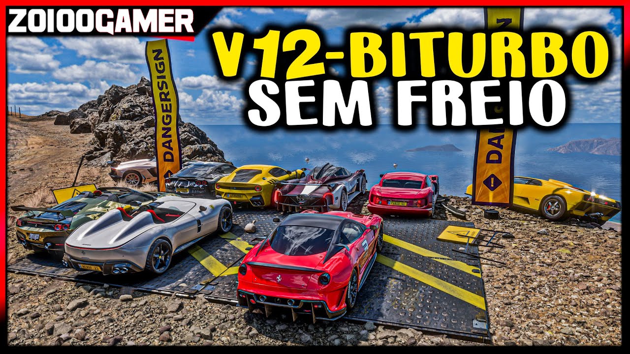 LADEIRA SEM FREIO - TODO MUNDO DE V12 BITURBO - FORZA HORIZON 5 ONLINE
