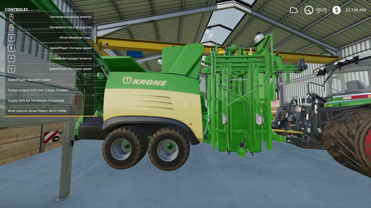 A fabrica da nova DLc straw harvest - Farming Simulator 2019