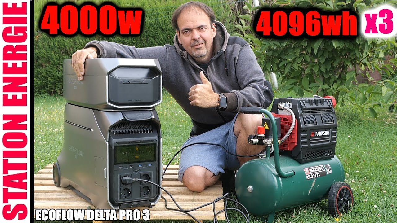 Самая мощная солнечная станция в мире против PARKSIDE LIDL SCHEPPACH - ECOFLOW DELTA PRO 3