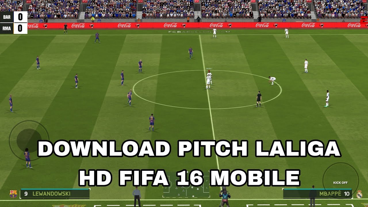 DOWNLOAD AND REVIEW PITCH LALIGA HD || GAMEPLAY FIFA 16 MOBILE MOD 2026
