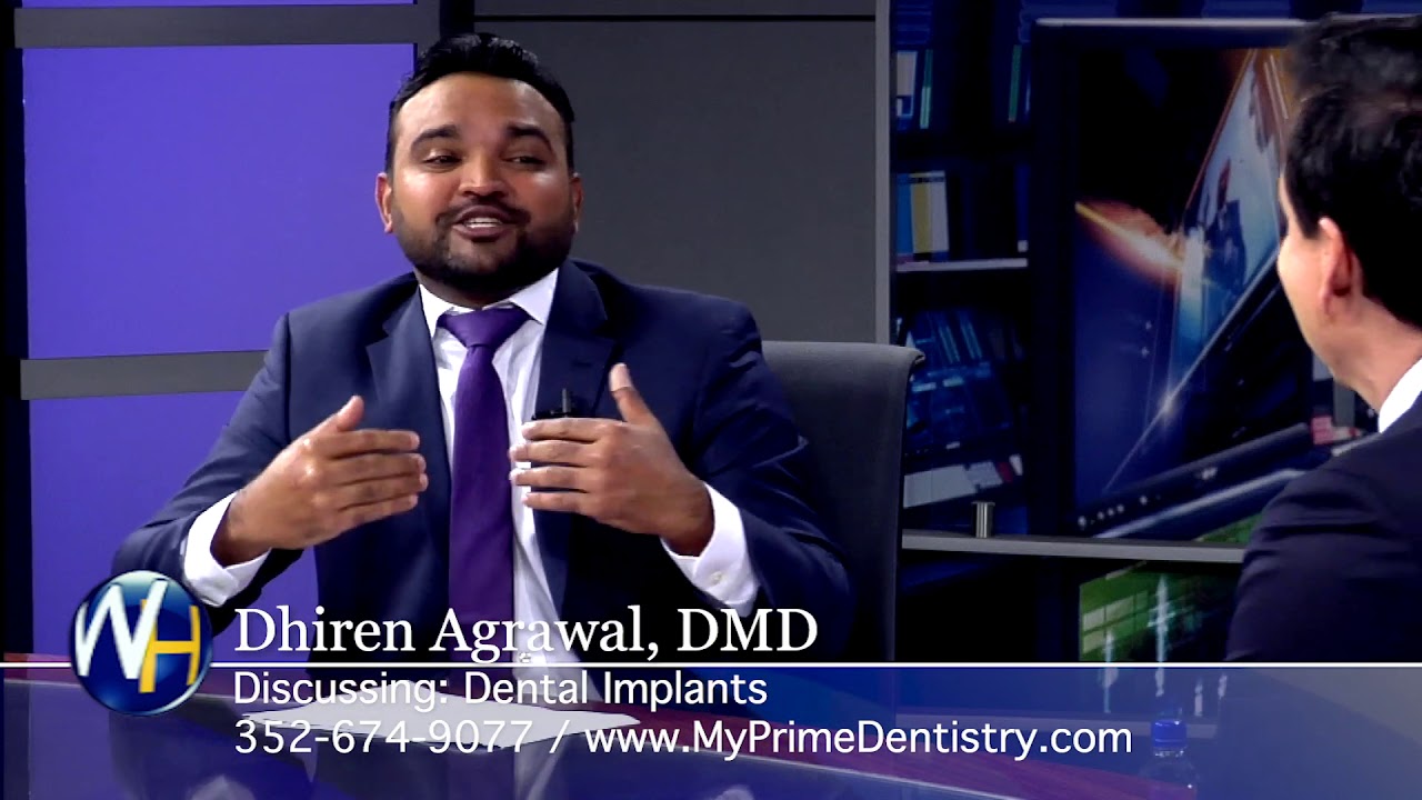 Replacing Missing Teeth with Dental Implants with The Villages, FL dentist Dr. Dhiren Agrawal