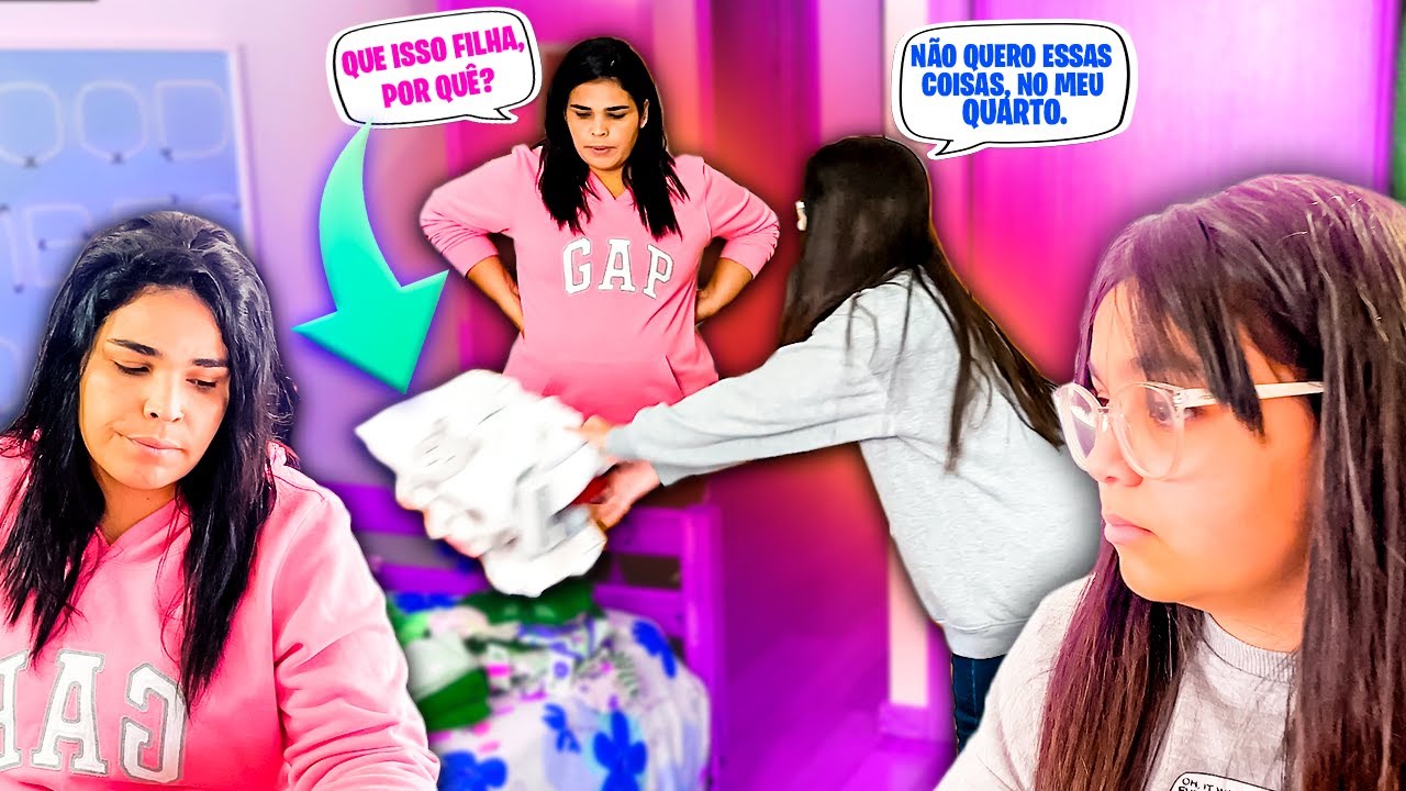 A EDUARDA ESTÁ COM CIÚMES DO BEBÊ.