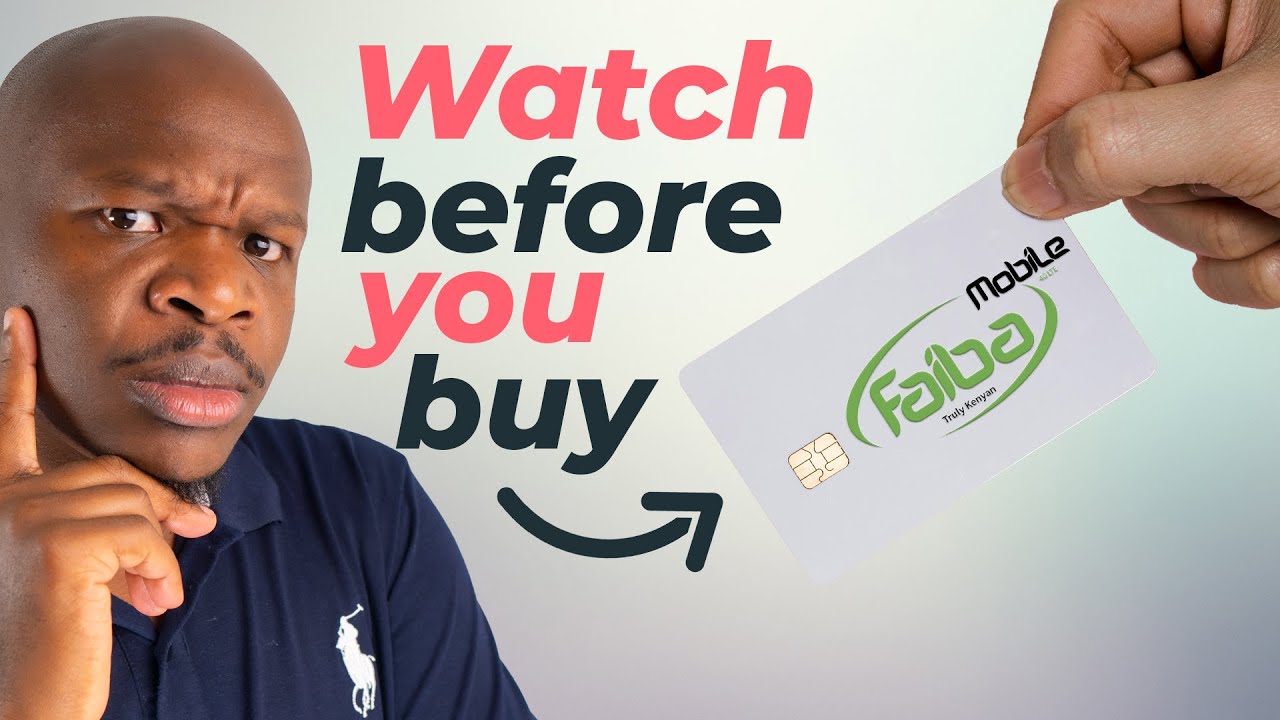 DON'T BUY a Faiba 4G SIM card in Kenya before watching this video!
