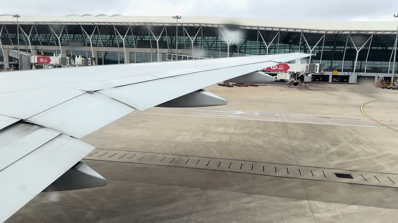 Cathay B777-300, RR Trent 800 Engines Start up, CX365, Shanghai Pudong Airport (PVG)