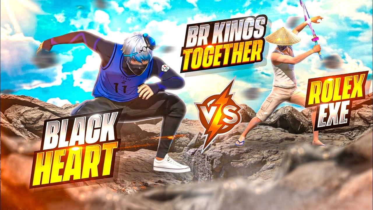 Black Heart FF vs Rollex  exe 🔥