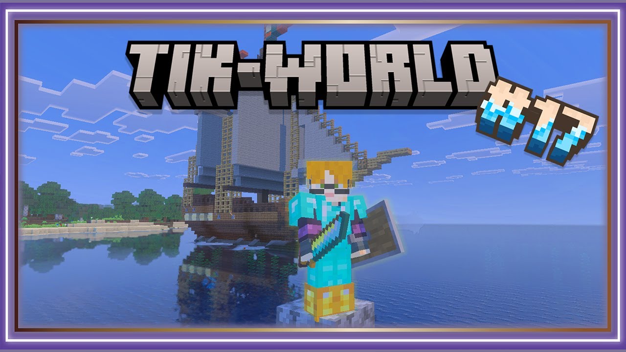 ENCONTRAMOS UN BARCO PIRATA Y LO SAQUEAMOS! #17 | TIK-WORLD | MINECRAFT | X_Eriatzel_X