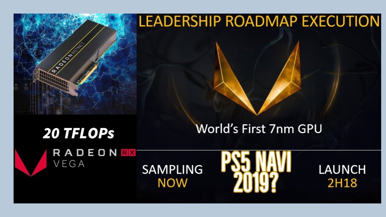 AMD Announces Vega 7nm GPU Coming In 2018 + PS5 2019?