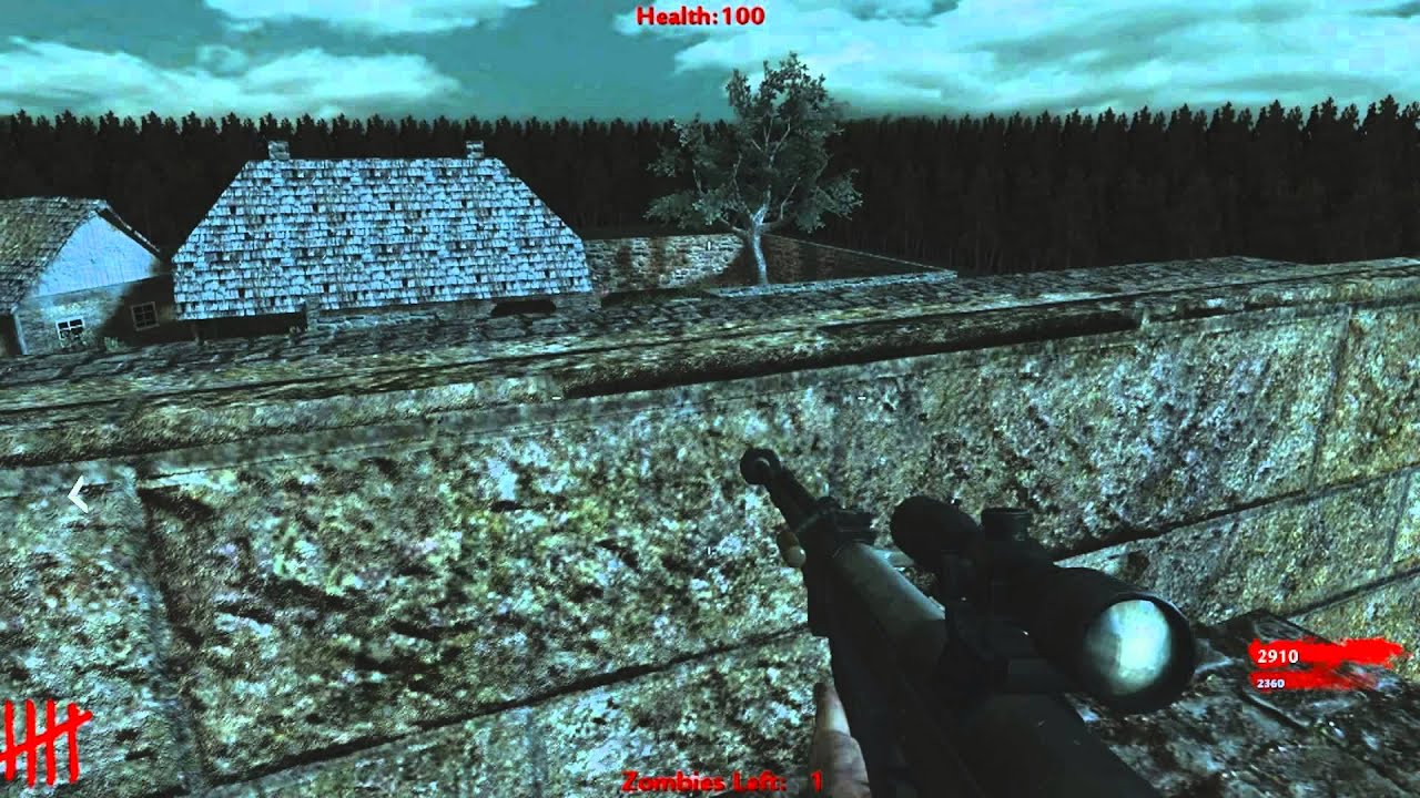 Custom Zombies - Spooky Zombie House: Sniping the Secret Teddy Bears (Part 1)