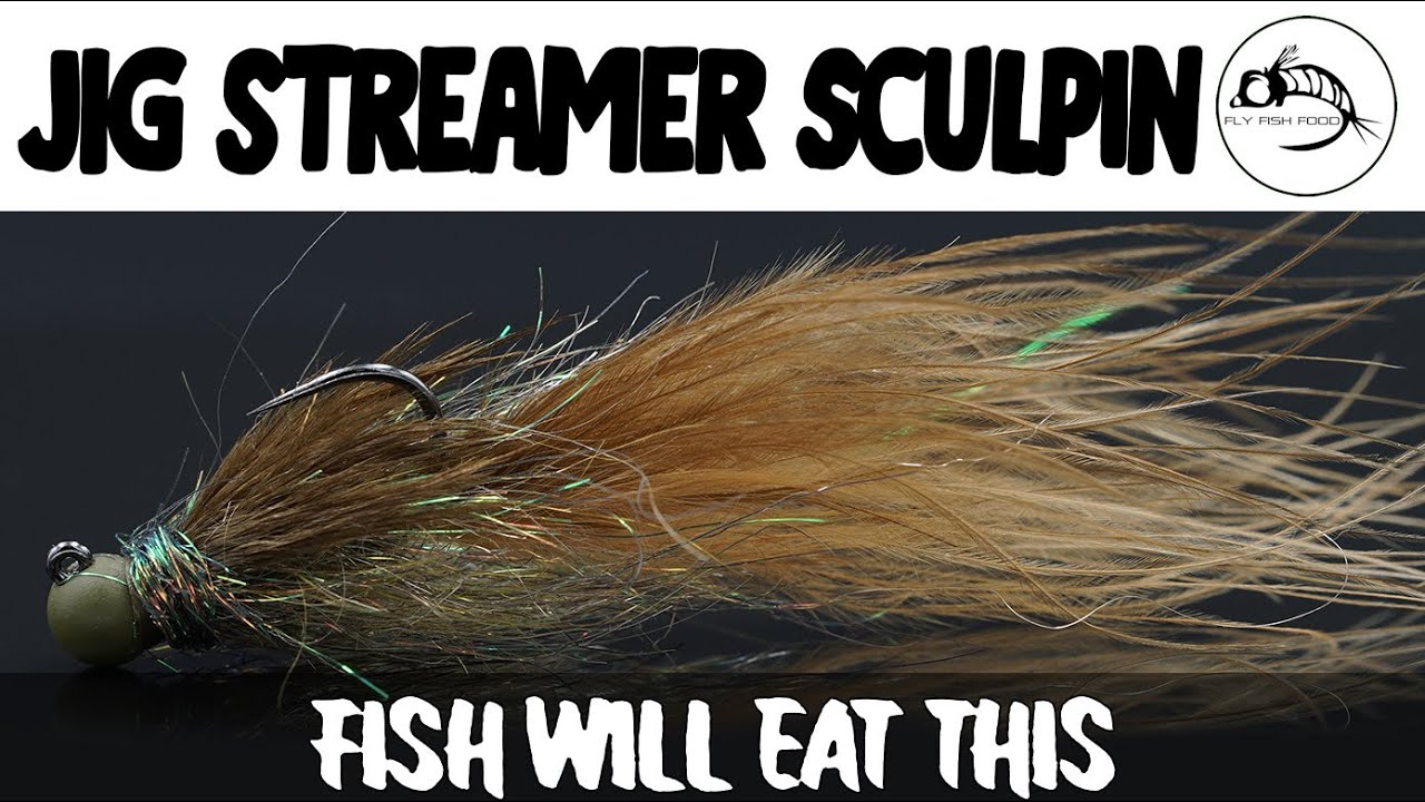 Fly Tying Tutorial: Jig Streamer: SCULPIN style
