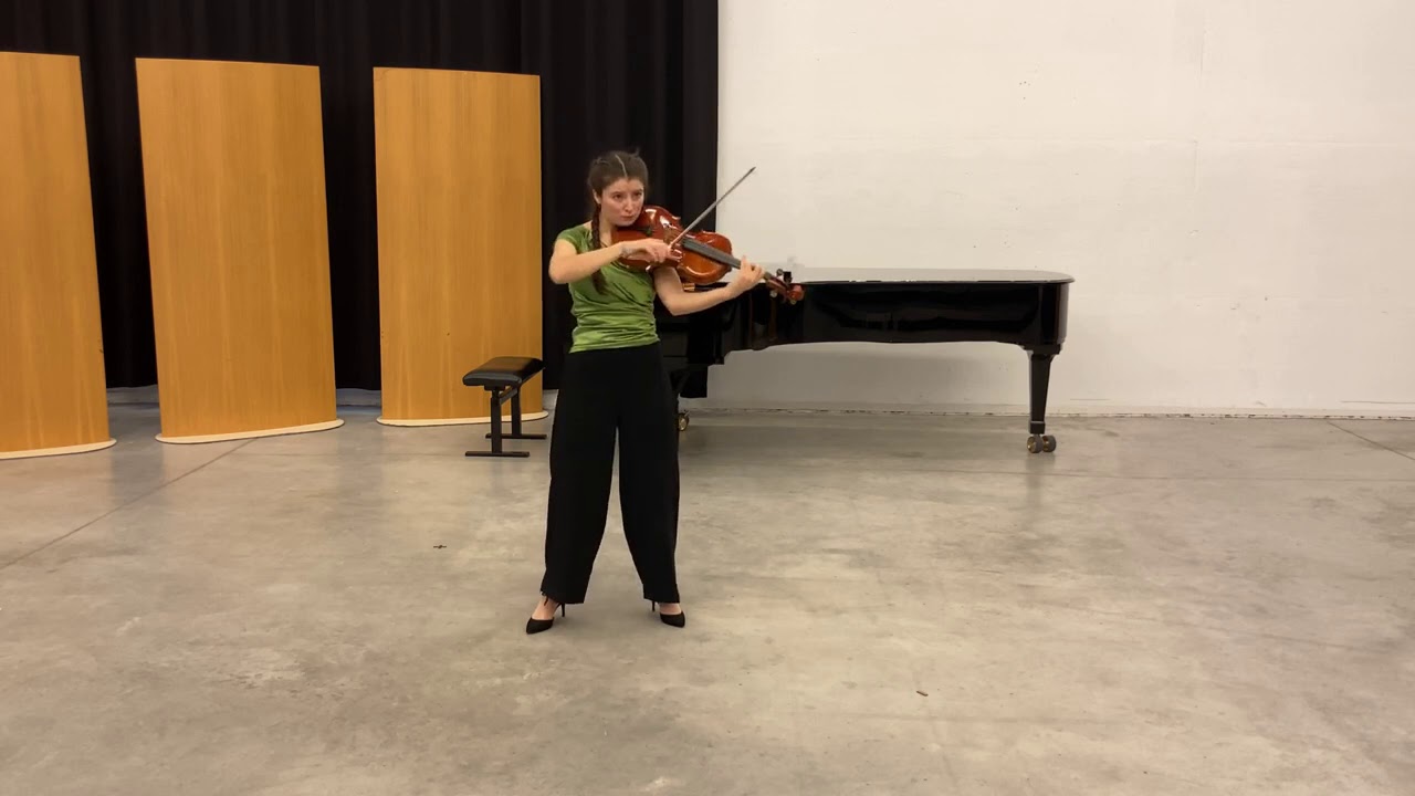 Alice Sinacori, 20 yo Viola Youth Group B  R  Kreutzer Etude n°37