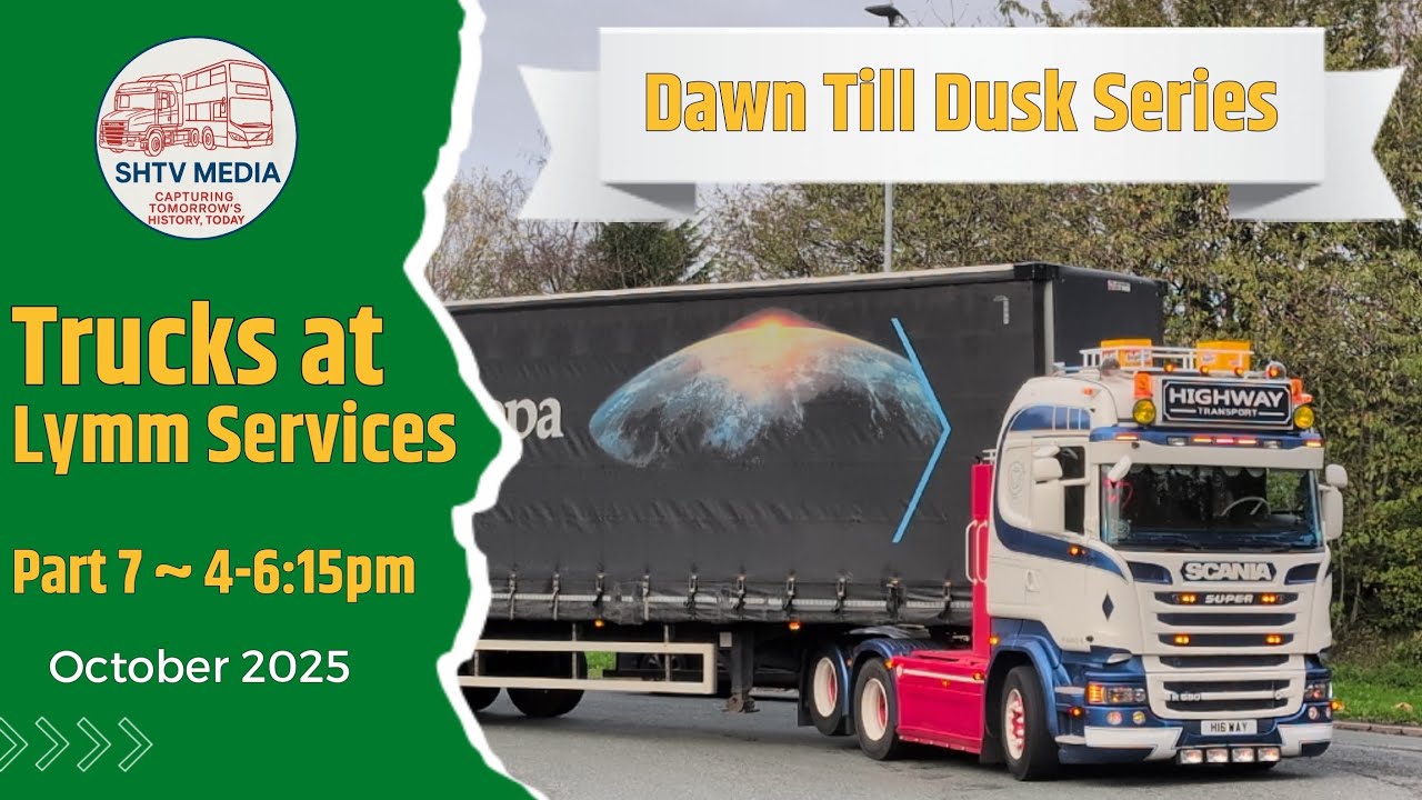 Epic Truck Spotting at Lymm Truckstop | Dawn Till Dusk Series | Part 7