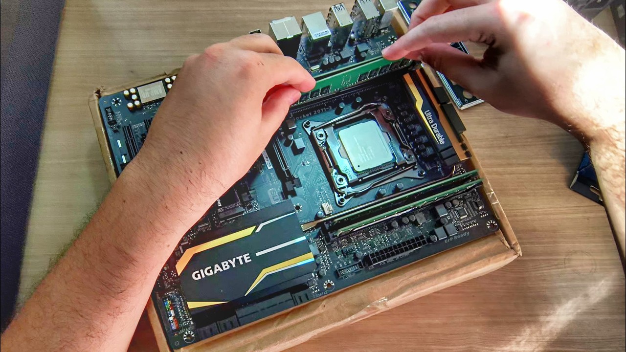 MONTANDO MEU PC GAMER X99 EM 2025