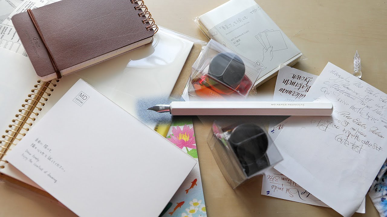 Midori MD dip pen and stationery