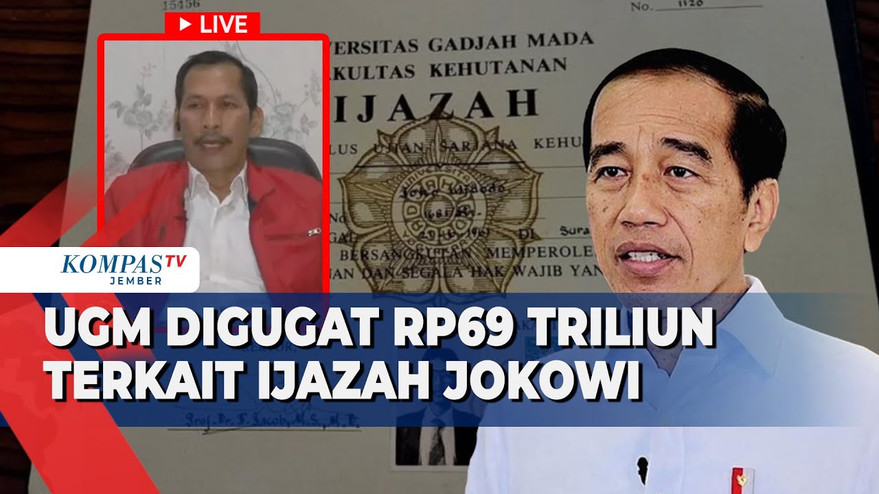 UGM Digugat Rp69 Triliun Gara-Gara Polemik Ijazah Jokowi, Ini Kata Penggugat!