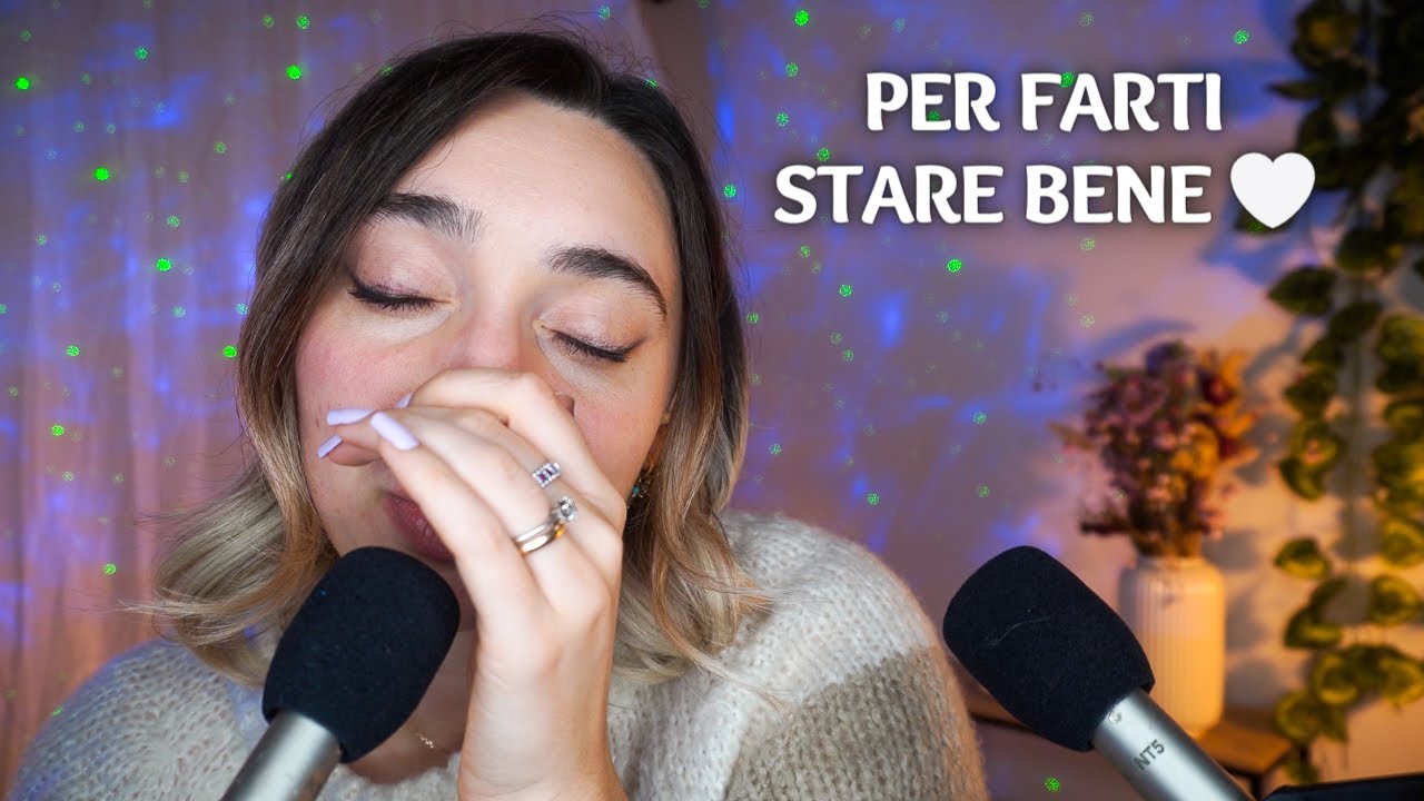 QUESTO VIDEO ASMR SERVE PER FARTI STARE MEGLIO 🤍 Rassicurante