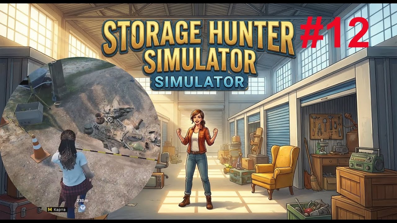 УВИДЕЛ КАК АРХЕОЛОГ КАПАЕТ МОГИЛУ Storage Hunter Simulator #12  #StorageHunterSimulator