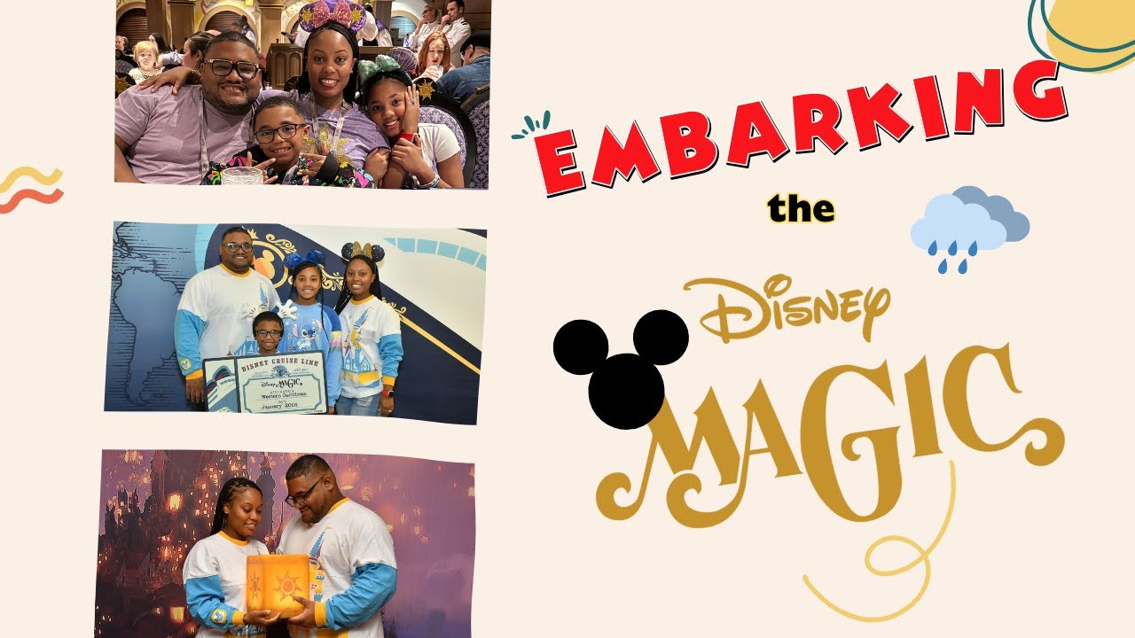 Setting Sail on the Disney Magic: A Rainy Day Cruise Adventure