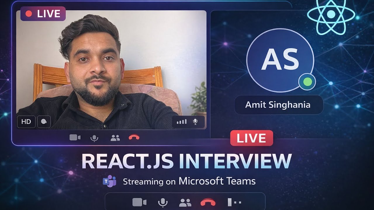 Infosys|| REACT JS live interview experience with MNC|| 3 years|| React js