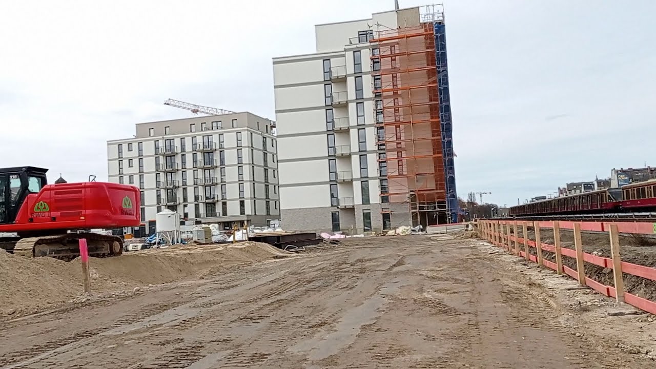 Besichtigung der Baustelle Friedenauer Höhe