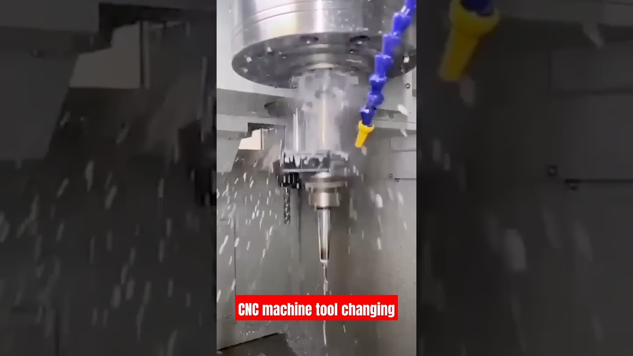 CNC machine tool changing 
