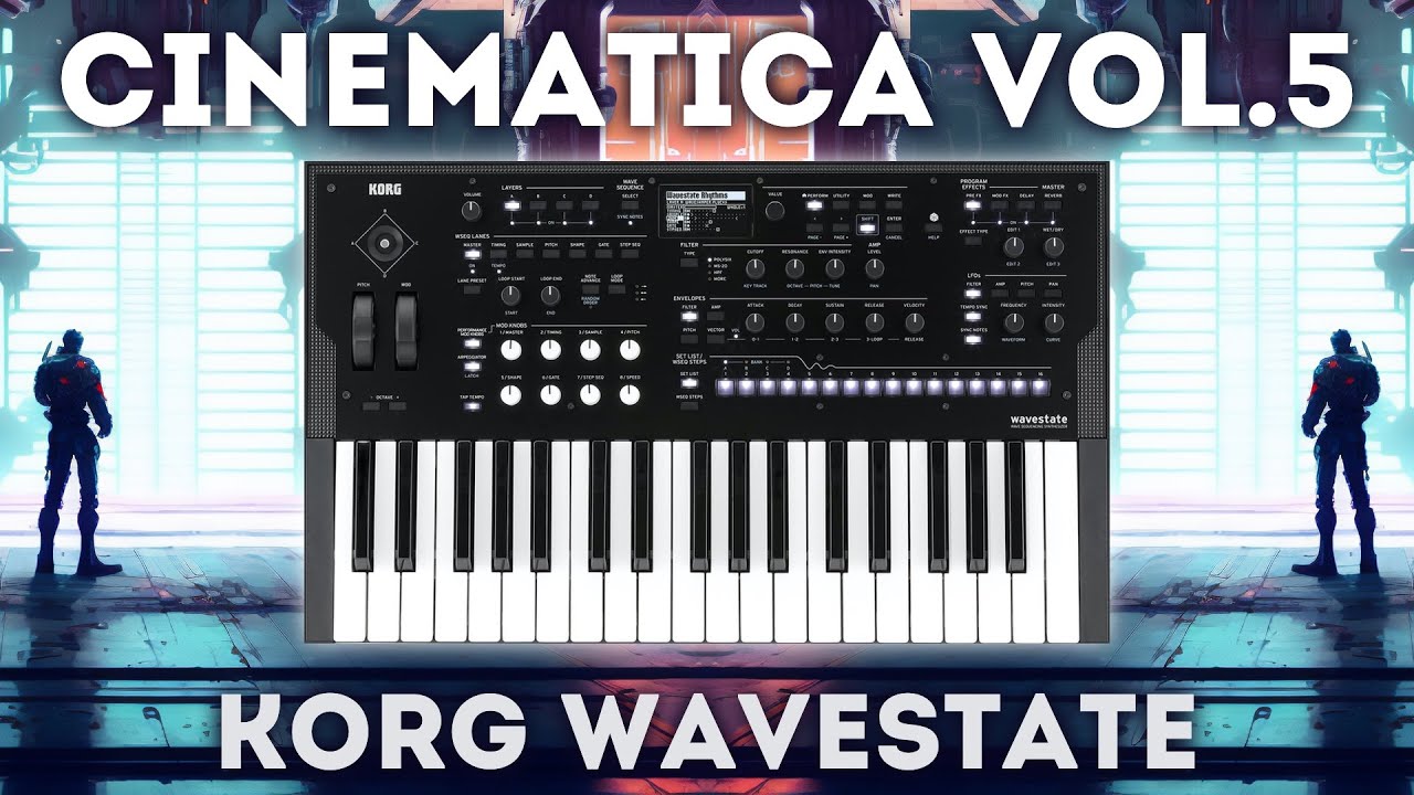 Korg Wavestate - Cinematica Vol.5 40 Performances. (Soundset)