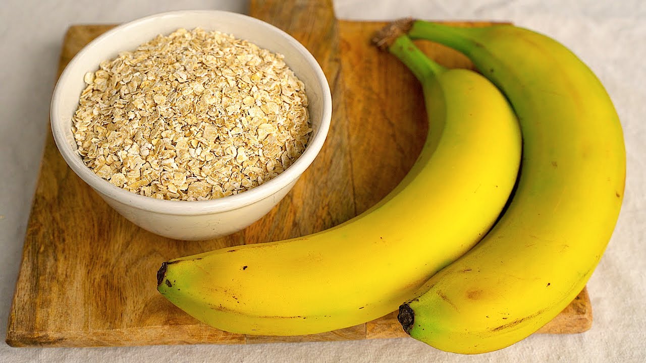 Meine Mutter macht das jeden Morgen! Einfaches und leckeres Frühstück mit Haferflocken und Banane