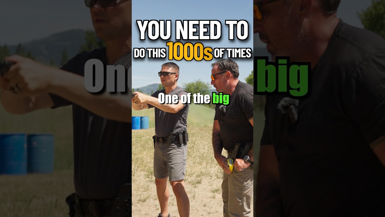 Top Firearms Instructor: Focus on this.