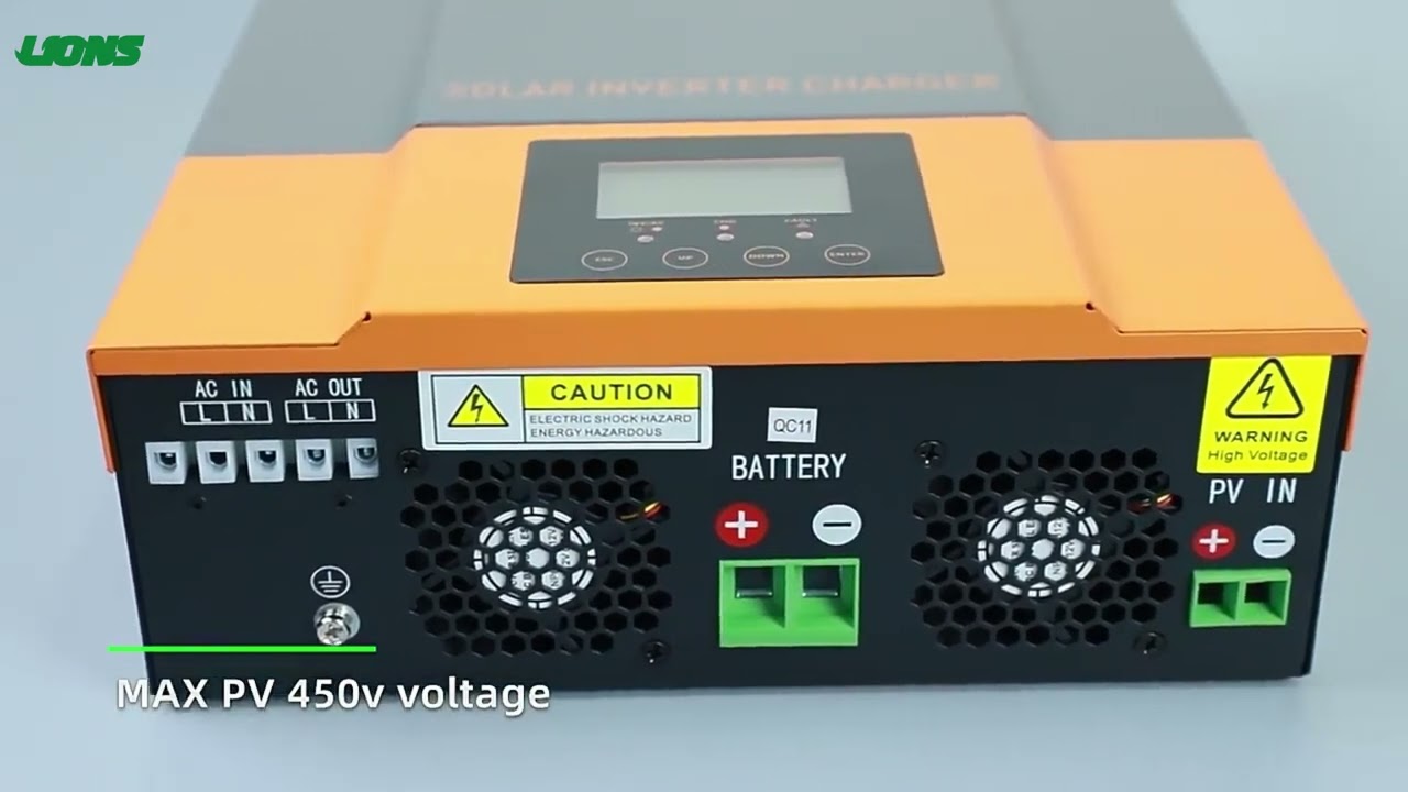 3200W 24V 220V 450V Inbuilt 80A MPPT Charge Controller 3.2KW Pure Sine Wave Hybrid Solar Inverter