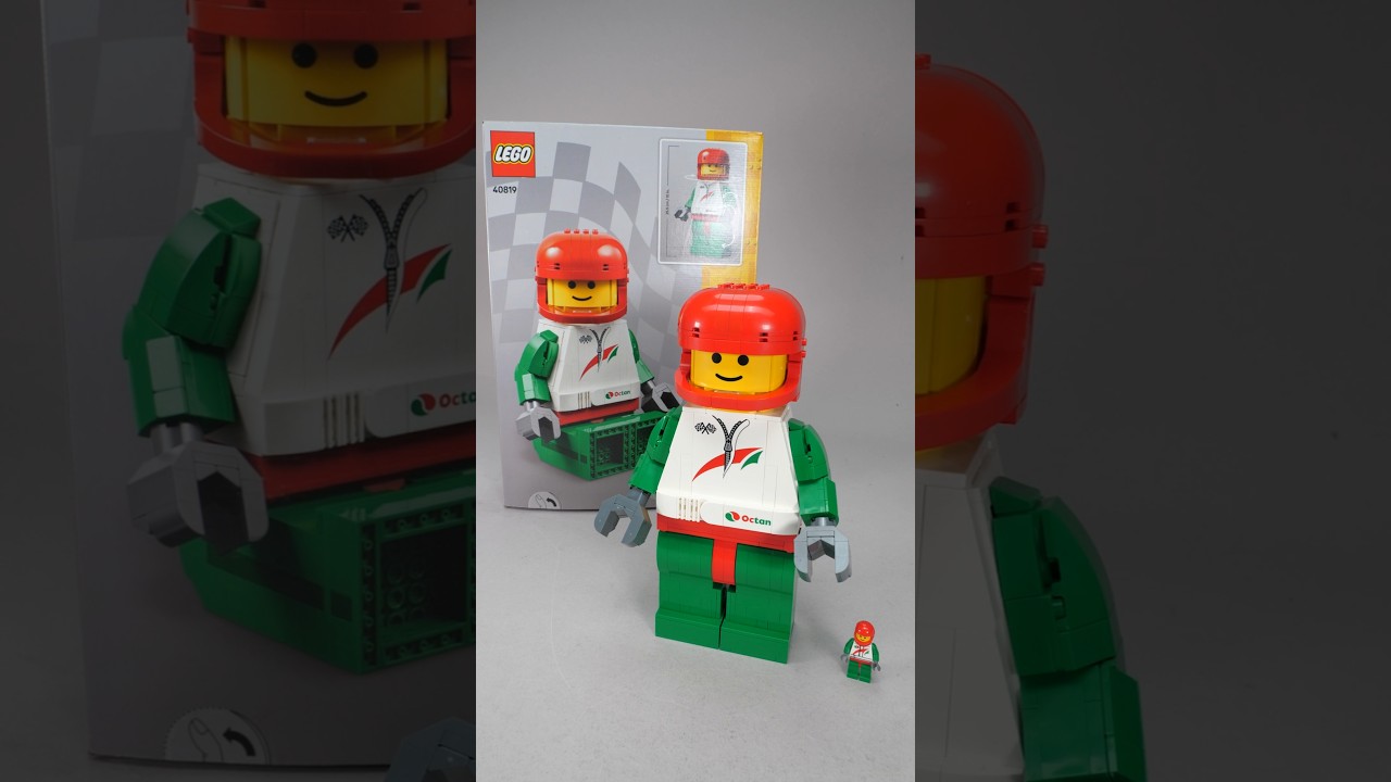 This LEGO Racing Driver Has a V6 Engine for a Brain! 🤯 | 40819 Quick Review