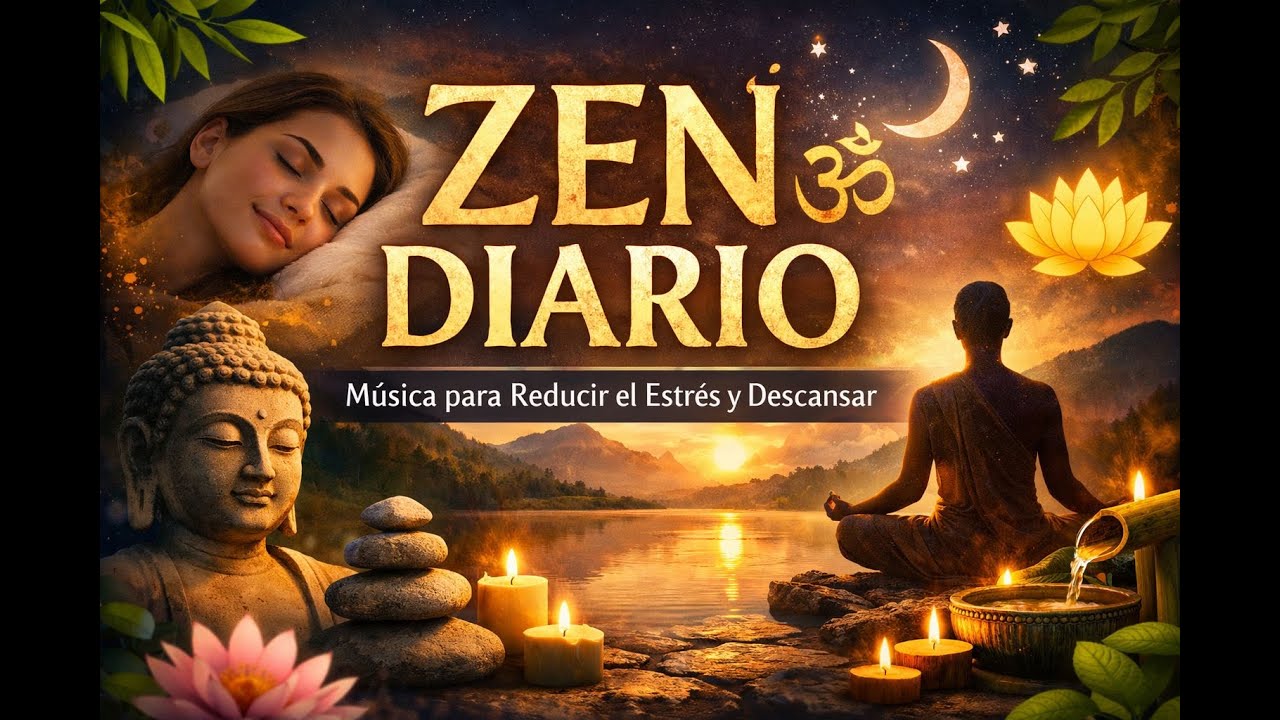 Zen Diario: Música para Reducir el Estrés y Lograr un Descanso Reparador.