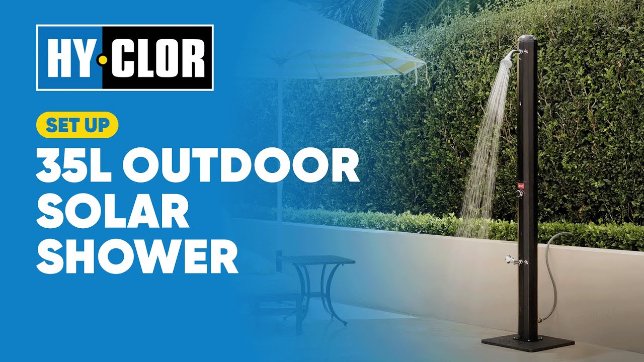 How to set up the 35L Outdoor Solar Shower