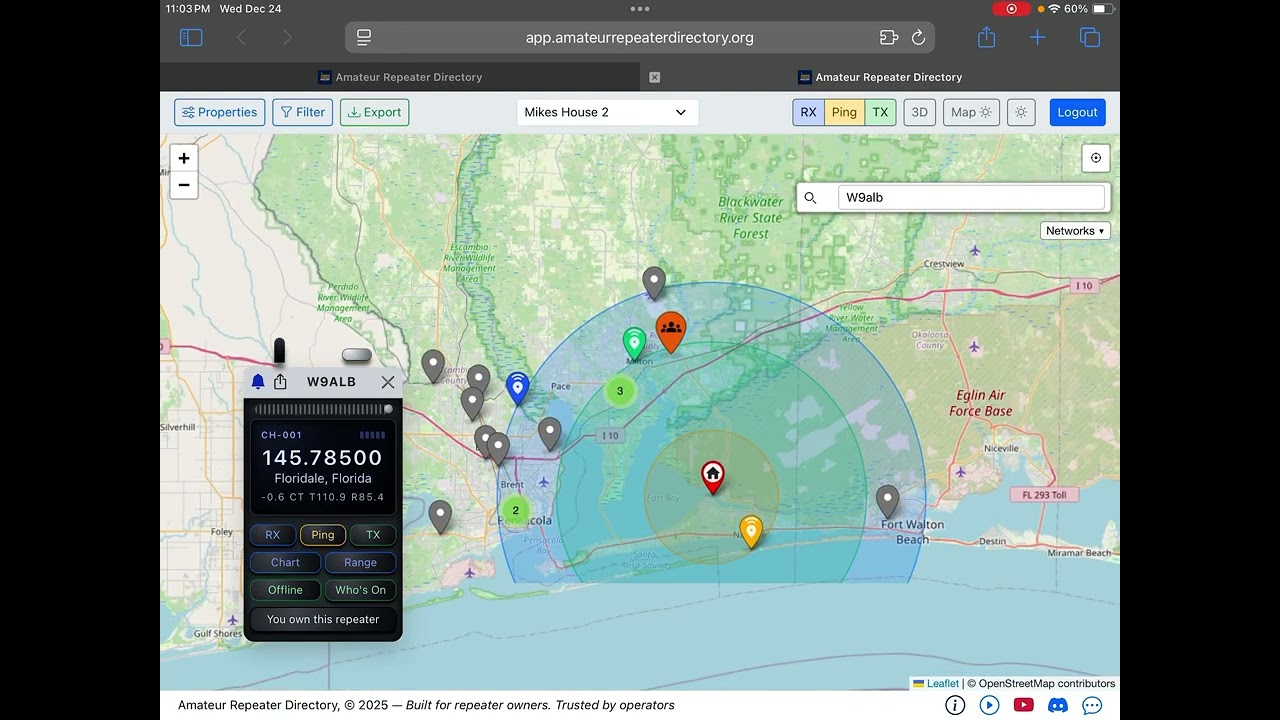 Nets, Repeaters, OwnerDashboard, Line-of-Sight Ham Radio