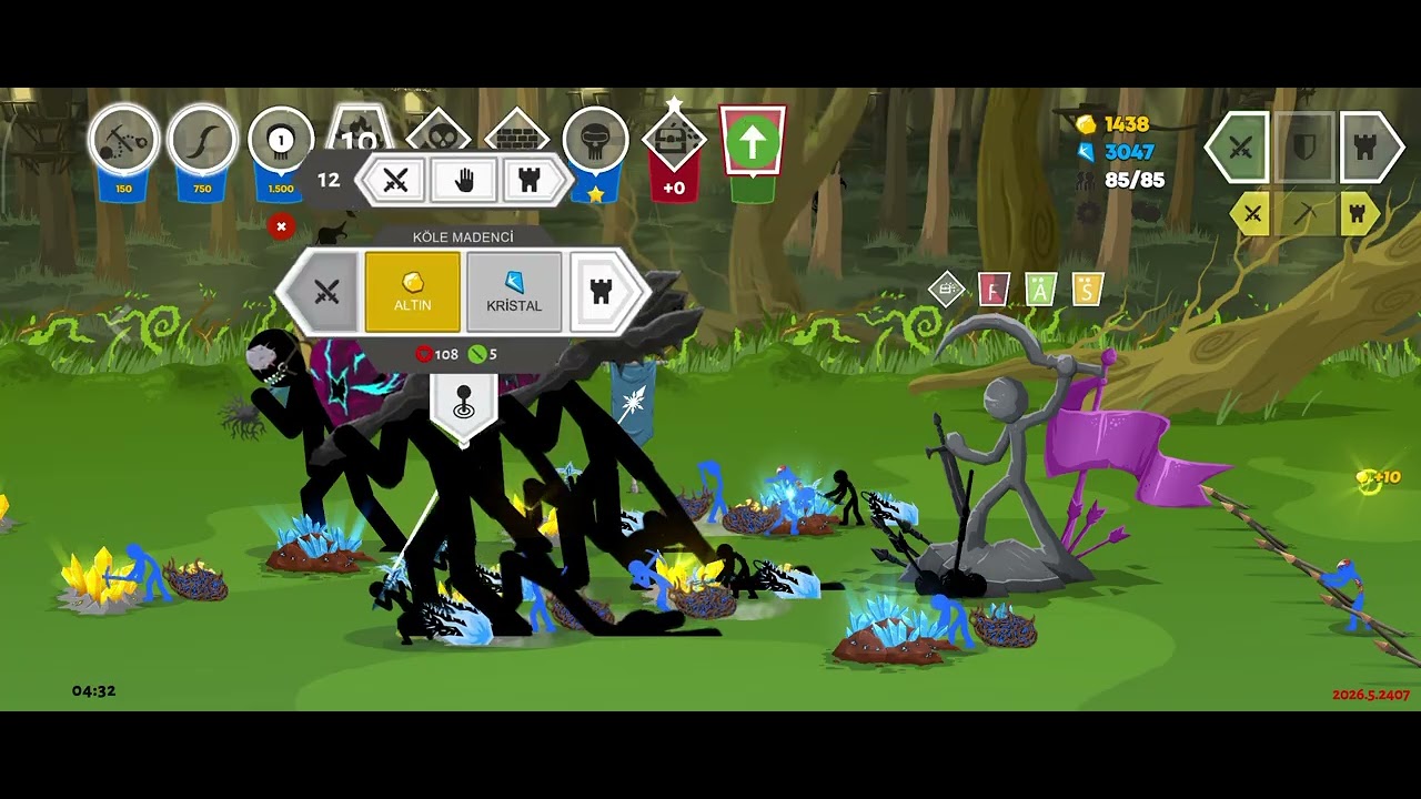 Stickwar stickman saga online War Game 30 01