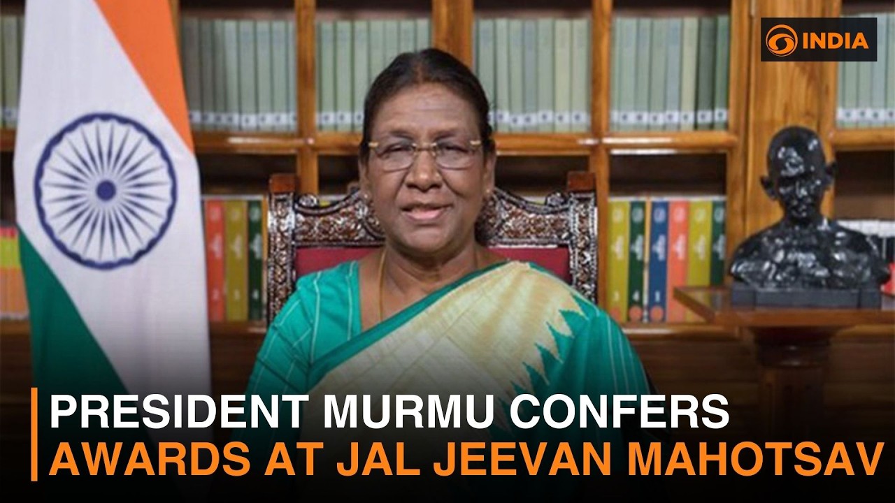 President Murmu confers awards at Jal Jeevan Mahotsav