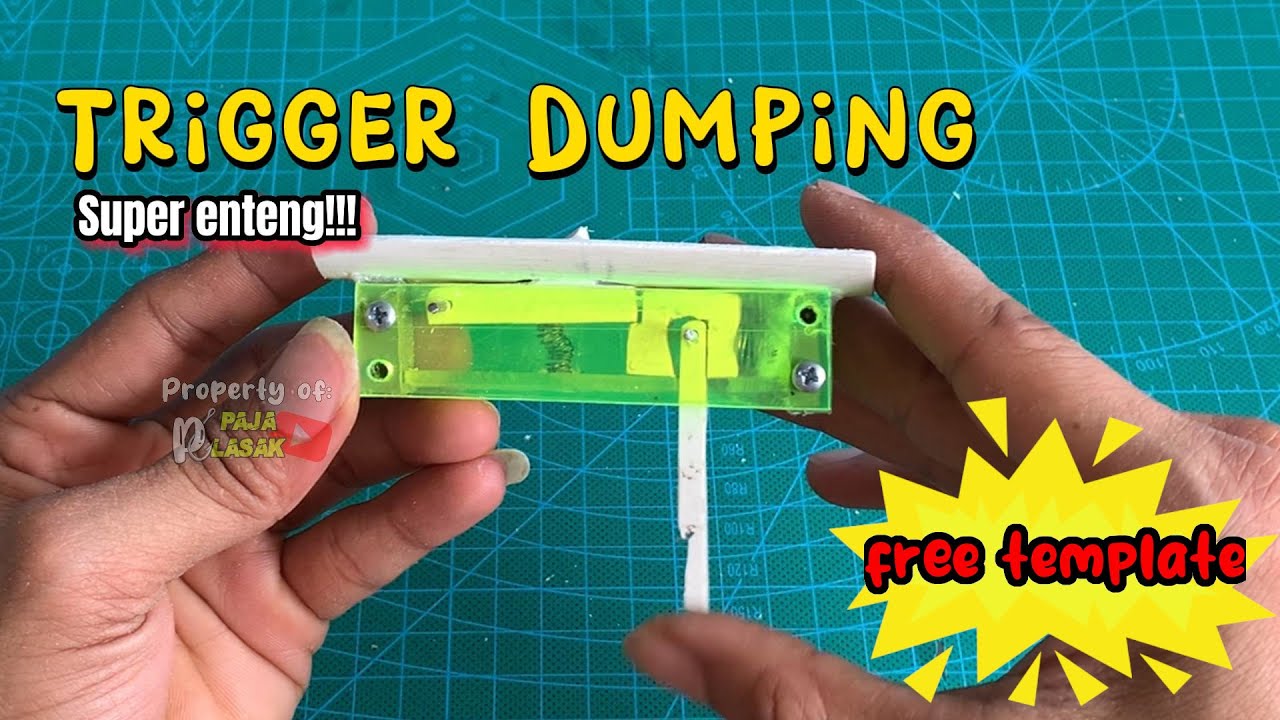 DIY Amazing Trigger PVC for Airslingshot Valve Dumping free template