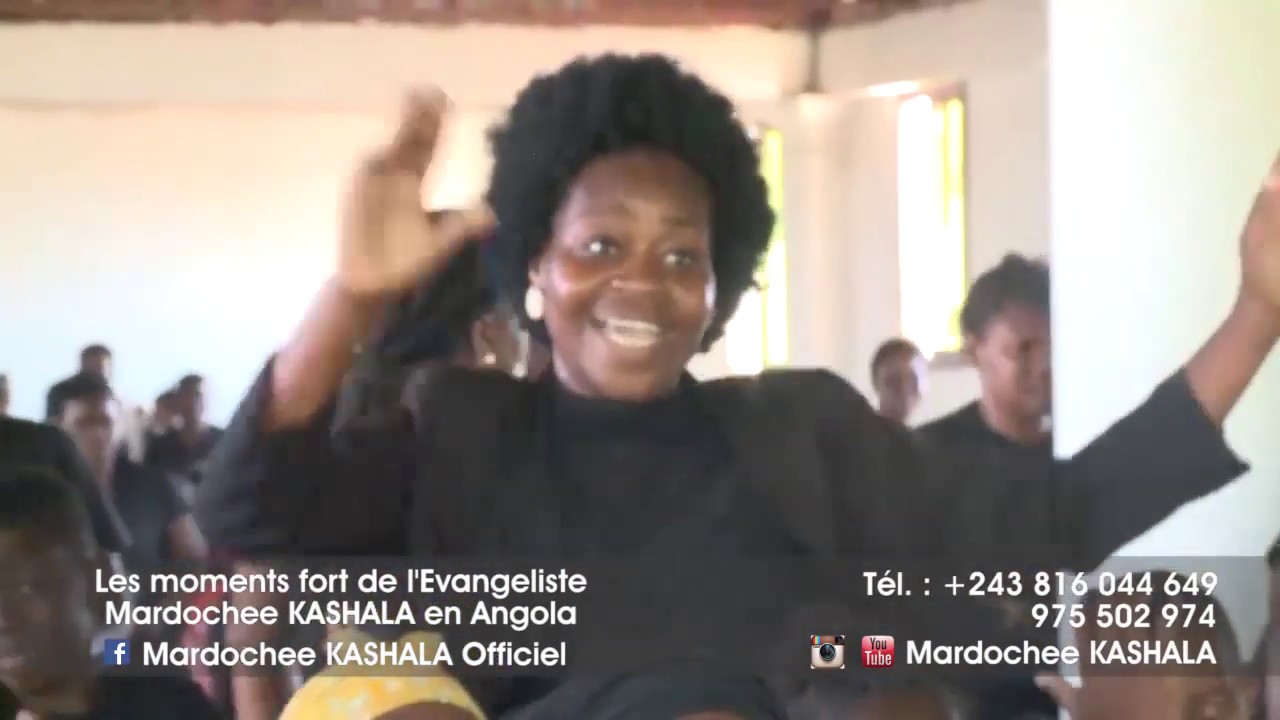 MOMENT FORT DE L'EVANGELISE MARDOCHEE KASHALA EN ANGOLA CONCERT PLAIN A CRAQUE
