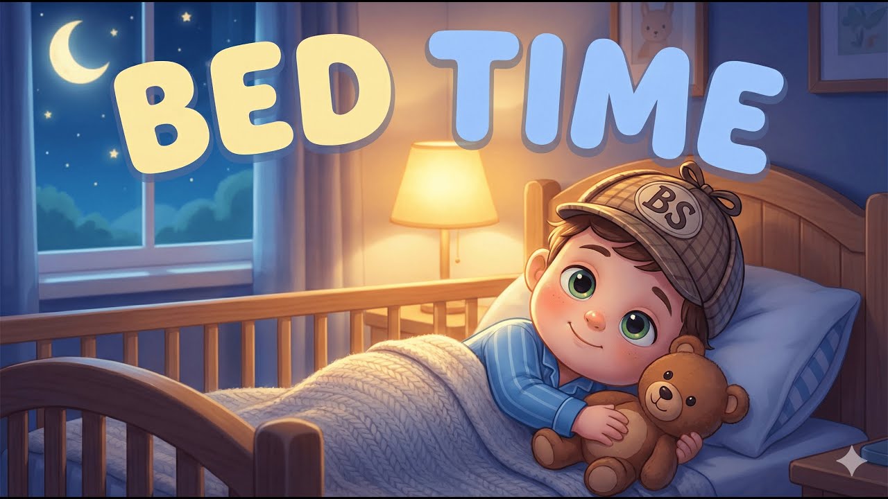 Baby Sherlock Goes to Bed on Time 😴 | Kids Bedtime Routine Story | Episode 14