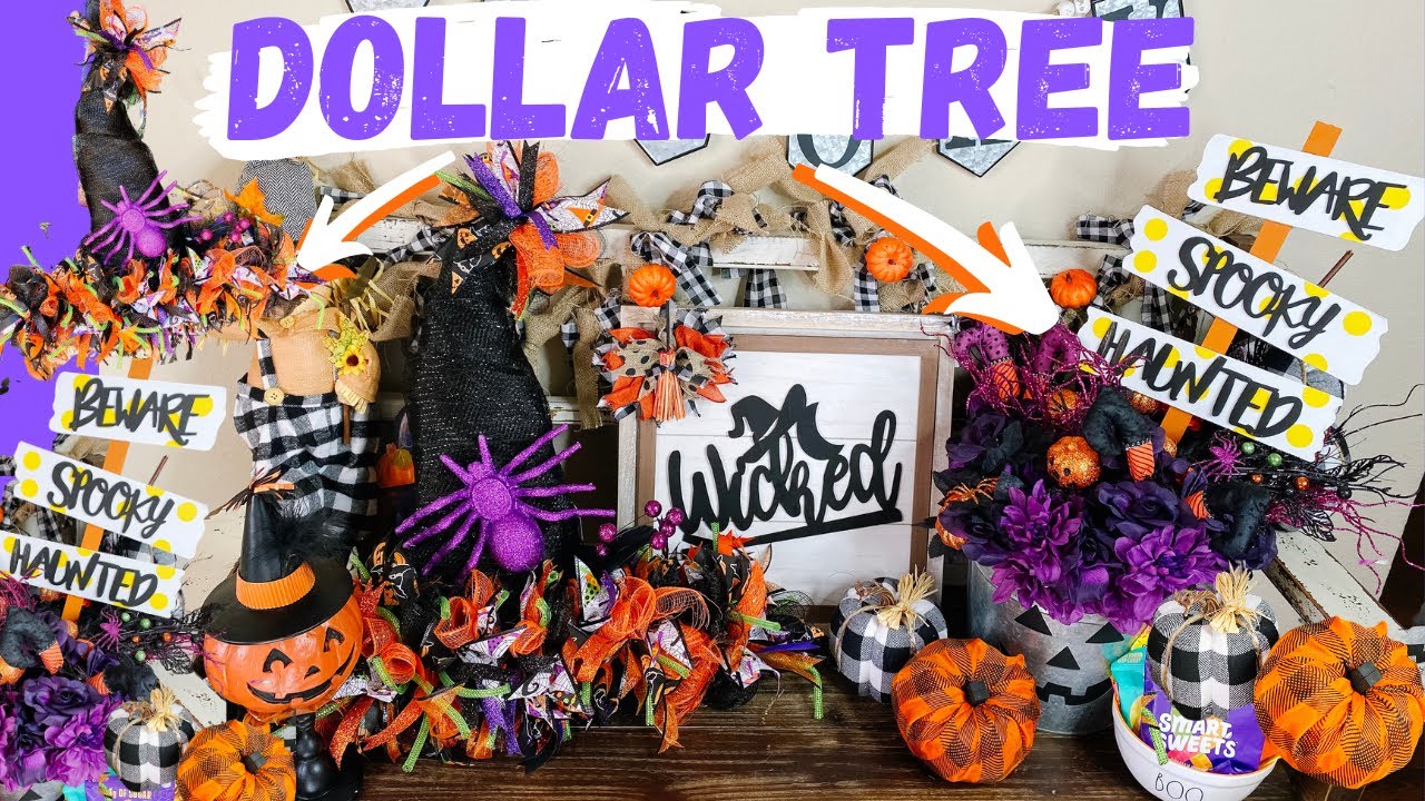 Dollar Tree Halloween DIYs