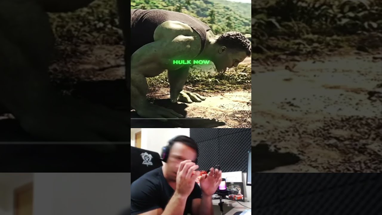 SUPER XAND&Atilde;O REAGINDO - HULK VACIL&Atilde;O QUE FAZ YOGA #shortsvideo #superxandao #memes #react #hulk