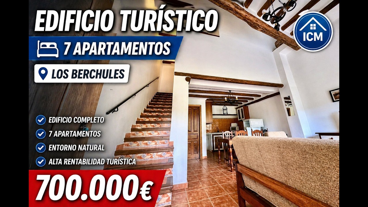 Edificio de 7 Apartamentos en Bérchules, Alpujarra Granadina. PRECIO: 725.000€