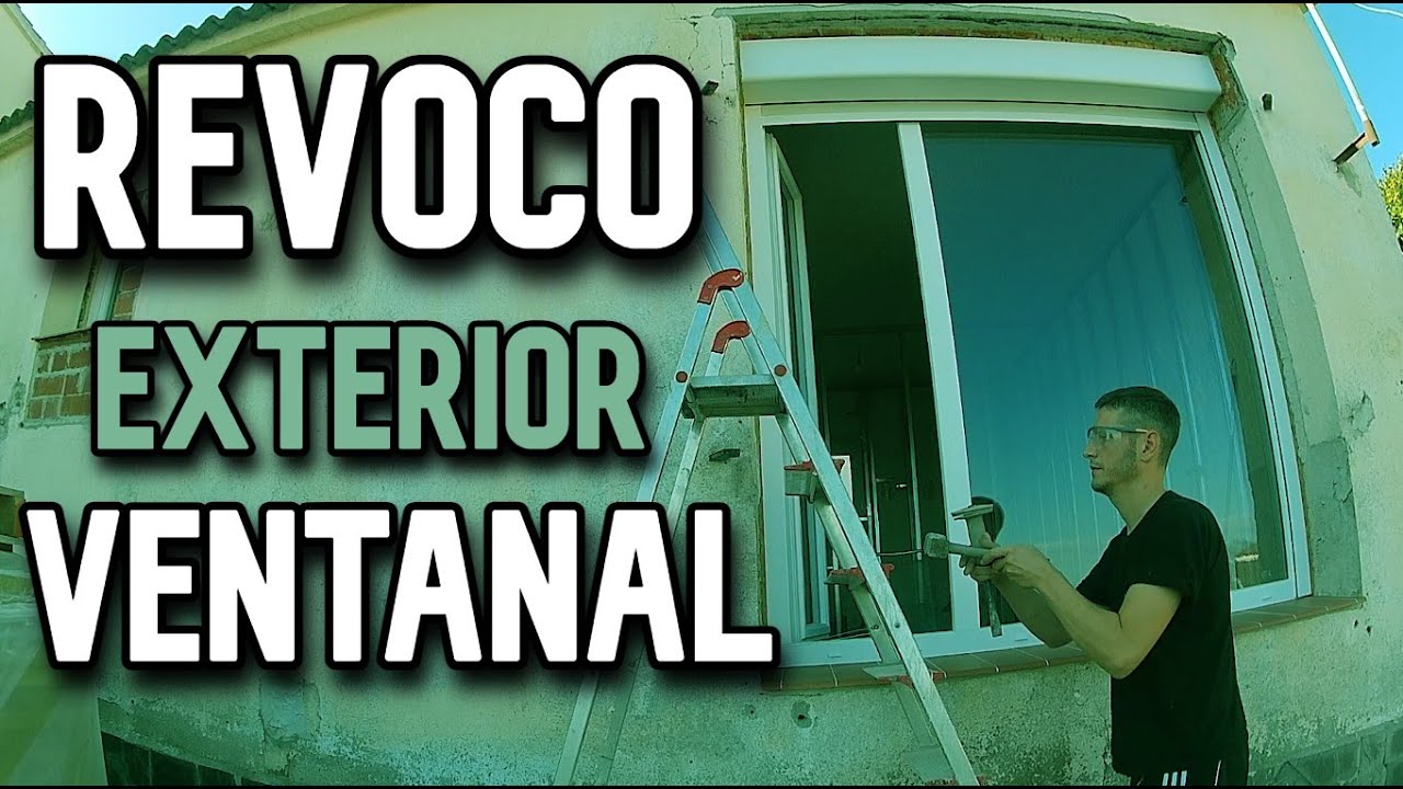 Revoco Exterior en Ventanal de PVC | Con la esponja queda muy bien!