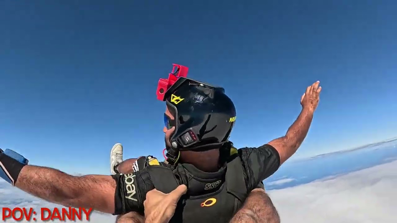Skydive Fun Jump #188 3way Sit