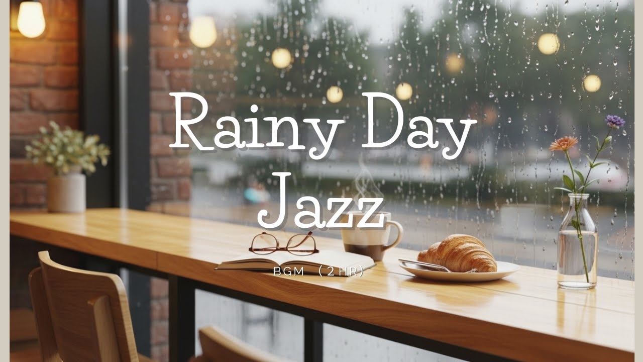 【作業用BGM】雨の日に聴きたいゆったりCAFEミュージック（２時間）