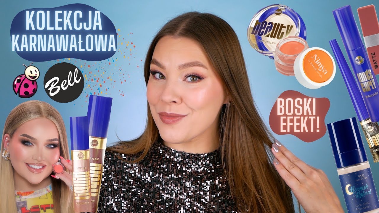 KARNAWAŁOWA kolekcja BELL z Biedronki! 💙 NIMYA zaskakuje kremowym RÓŻEM! Odkryłam podkład IDEALNY? 😮